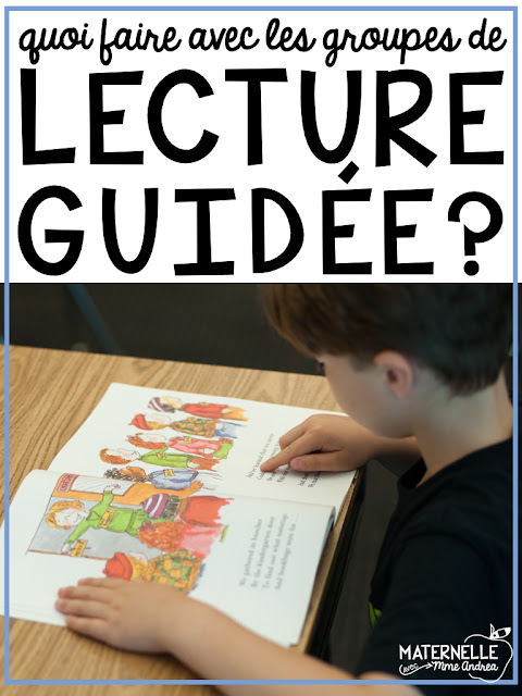 Looking for ideas for guided reading in your French kindergarten or first grade classroom? Here are some suggestions and ideas of what I do with my groups! (Lecture guidée maternelle)
