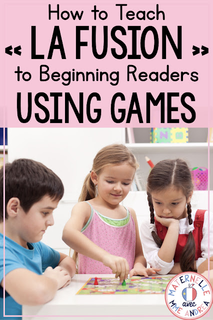 Trying to teach your maternelle students how to blend words (la fusion) to help them learn to read? There are lots of FUN ways to do it! Check out this blog post for a variety of fun games you can play with your French elementary students, and grab a FREE French speed reading blending game!