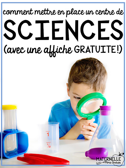 Tips and tricks for getting a science centre started in your French primary classroom. Plants are a great topic to start with, and this blog post has tons of ideas for getting your students exploring! There is also a FREE French poster about the parts of a scientist to build and display with your students. 