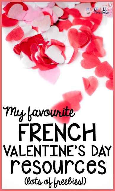 Some of my FAVOURITE French Valentine's Day resources all in one big list. Lots of freebies!!