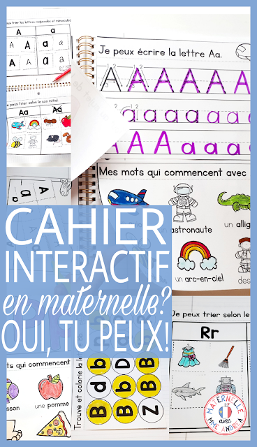 Have you seen interactive notebooks floating around on Pinterest and TPT and wished they would be possible for your French maternelle students? Good news - it can be done! Click here to read about how one teacher has successfully completed an interactive alphabet notebook in French with her kindergarten students. Free sample for you to try!