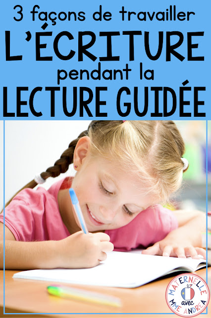 Looking for more ways to get your French primary students writing? Check out these three tips for adding écriture to your guided reading (lecture guidée) routine!