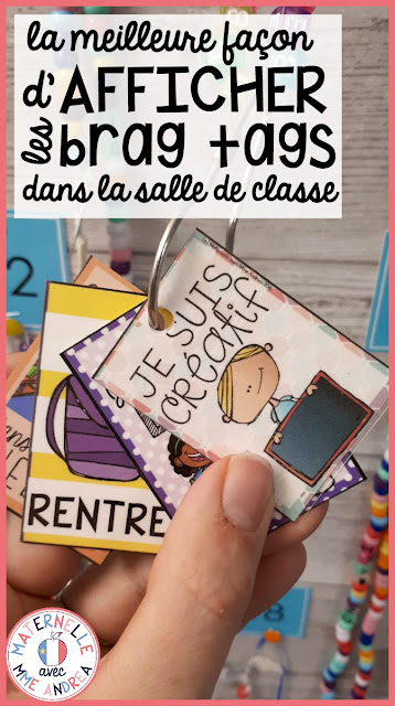 Do you want to try brag tags in your French classroom, but aren't sure where to start, or how to display them? Check out this blog post for tips on how to get your students to make brag tag necklaces, and download a FREE set of French brag tags to try!