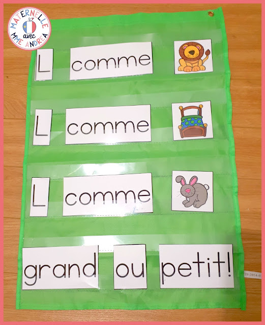 Looking for a perfect activity to add to your alphabet routine in your French primary classroom? Pocket chart poems are perfect for la rentrée in maternelle and/or in première année. Check out this blog post for some tips and ideas for helping your students start the year with French pocket chart poetry!