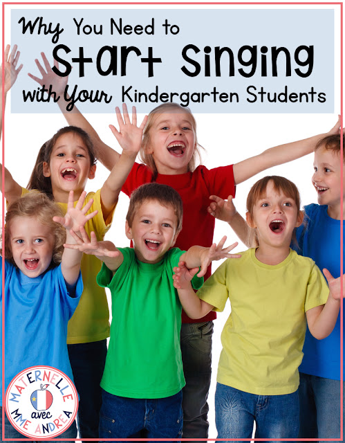 Think that you don't *really* need to sing with your maternelle students? Are you shy to sing with them or avoid it because you think you're not a good enough singer? Don't!! Songs and chants are SO IMPORTANT for our maternelle students if we want them to become strong readers - check out this blog post for all the reasons why!