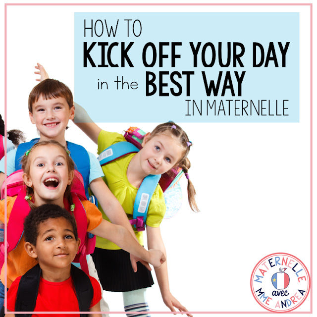 Looking for a way to get your maternelle day started on the right foot? Try this technique to have your students sharing their feelings and speaking French, right from the get go! #maternelle #frenchteachers #communicationorale