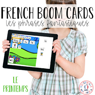 Teaching online? Do your students have new devices? Looking for a way to help your French students practice a variety of skills in a fun, engaging way? Try Boom cards! This blog post is a round up of 10 French spring-themed Boom Learning decks -- including a freebie!
