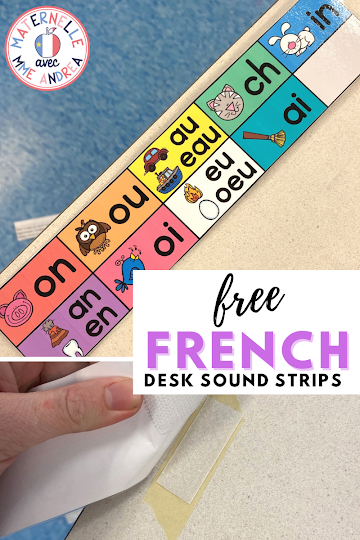 Want some FREE sound desk strips for your French primary students? Check out this blog post to grab your copy - gratuit!