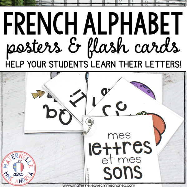 french alphabet flash cards