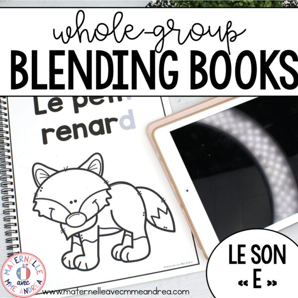 FRENCH E Vowel Whole-Group Blending Book Ee Vowel - Digital and Printable