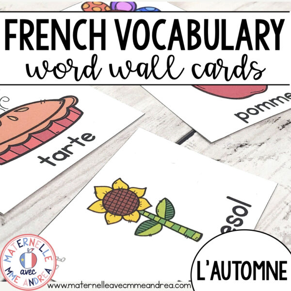 french autumn vocabulary