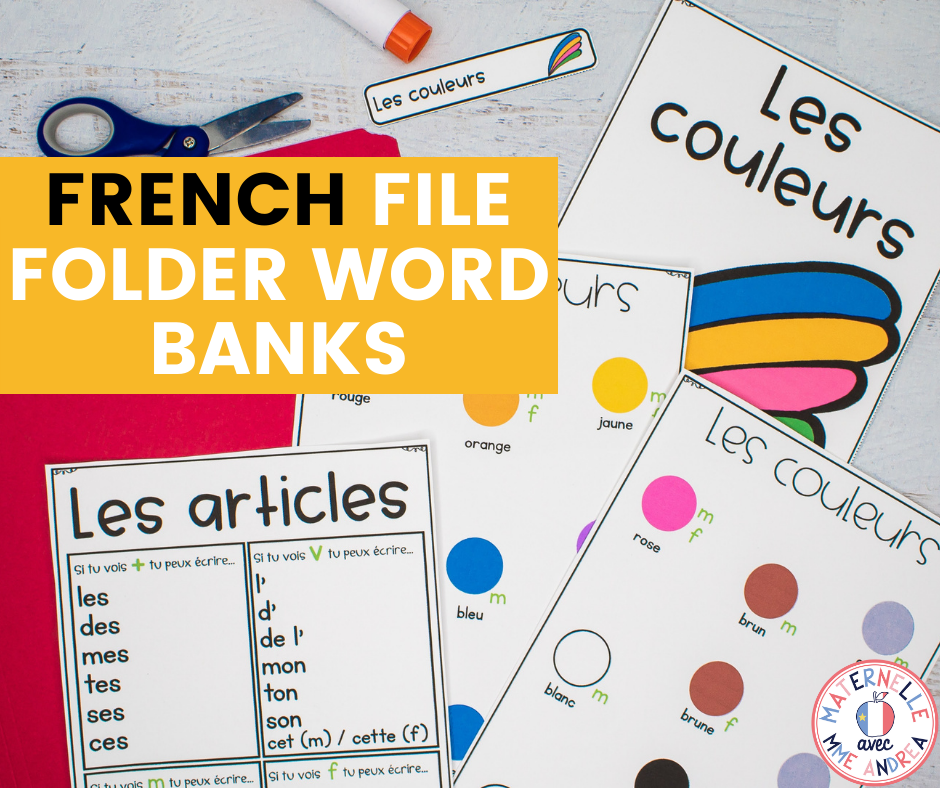 Looking for a tool to use in your French primary classroom that will help your maternelle or première année students become successful writers? Check out this blog post to learn how to use thematic word banks, whether you’re teaching online or in person!