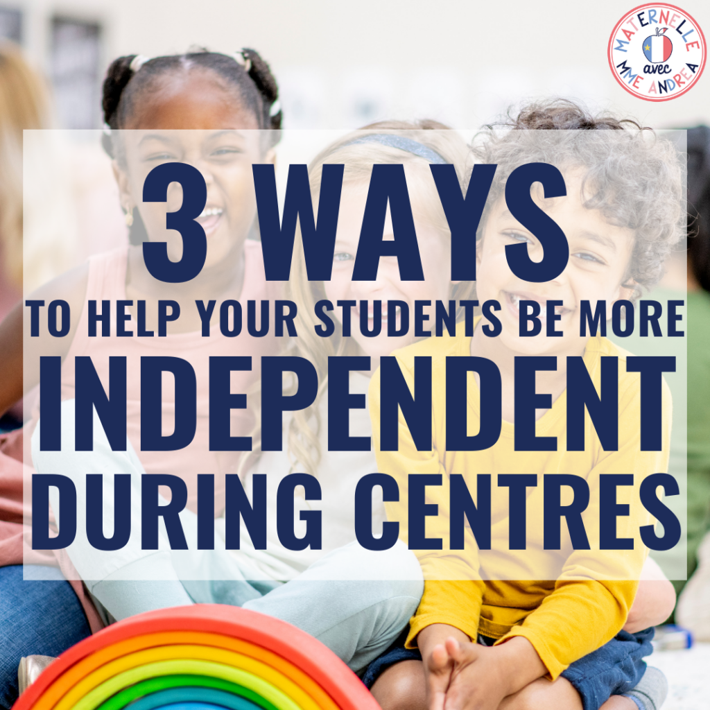 Are you a French primary teacher looking to set your students up for success during literacy centres? Check out this blog post to read about three ways you can help your students become more independent!
