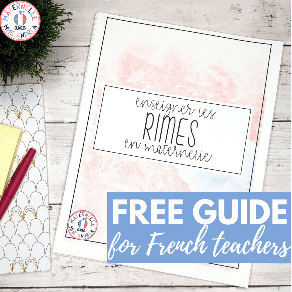 Want to help your French primary students identify and produce rhymes? Check out these tips and tricks, plus get a free downloadable guide!