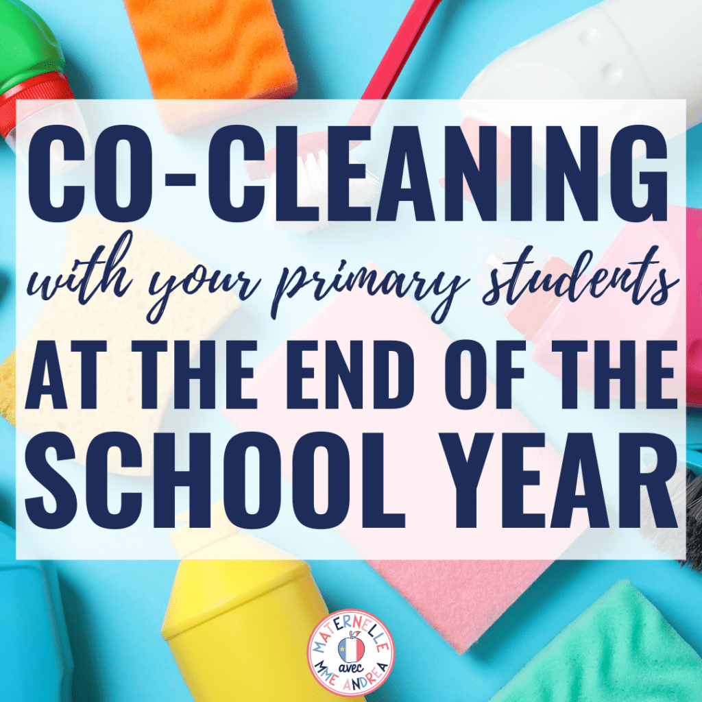 Do you clean up your classroom on your own at the end of each school year? Stop! There is no reason why your primary students can't help you clean, sort, tidy, and more. Check out this blog post for some simple tips and a FREE blank to do list!