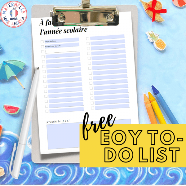 Looking for a simple, clutter-free, editable to do list for end of year classroom tidying? Look no further! Check out this blog post for a blank list you can download today!